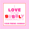 Bubbly Valentines Tag