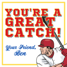  Great Catch Valentines Tag