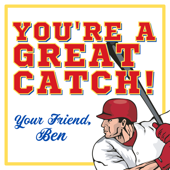 Great Catch Valentines Tag