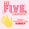 Hi Five Valentines Tag