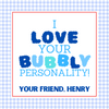 Bubbly Valentines Tag