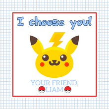  Pokemon Valentines Tag