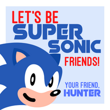  Super Sonic Valentines Tag