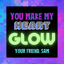  Glow Valentine Tag