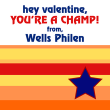  Astros Valentines Tag