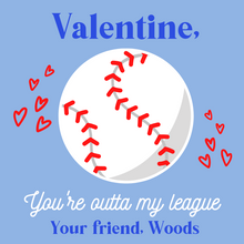  Baseball Valentines Tag