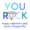 Rock Valentines Tag