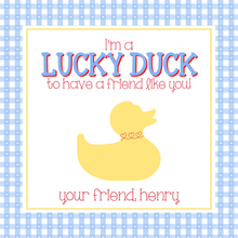  Rubber Duck Valentines Tag