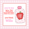 Applesauce Valentines Tag