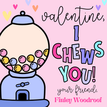  Bubblegum Valentines Tag