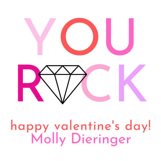 Rock Valentines Tag