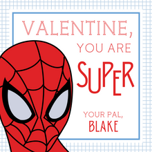  Spiderman Valentines Tag